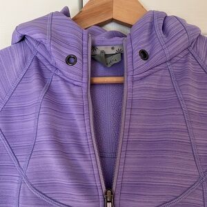 Athleta Fleece Lined Hooded Sweatshirt L